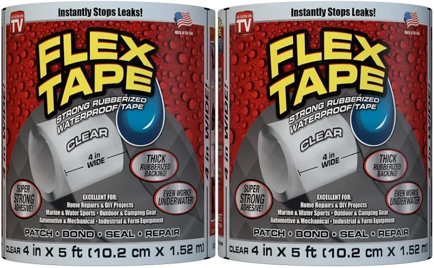 Flex Tape Transparente - Pack de 2